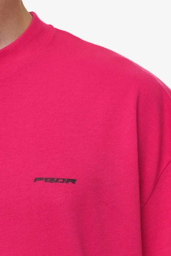 Edens Oversized Tee Washed Virtual Pink-3