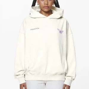 Eira Oversized Hoodie Washed Salty Cream