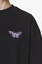 Eira Oversized Tee Black-2