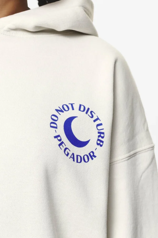 Ekne Oversized Hoodie Washed Salty Cream-2