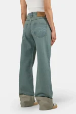 Elina Wide Leg Jeans Washed Vintage Blue-1