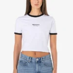 Ella Cropped Baby Tee White
