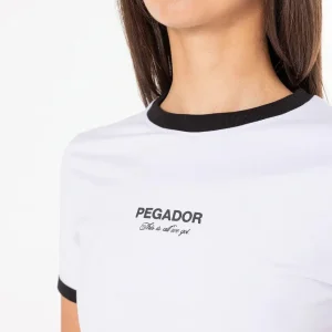 Ella Cropped Baby Tee White-2