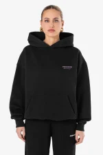 Ella Oversized Hoodie Washed Black