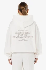 Ella Oversized Hoodie Washed Warm White-1