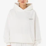 Ella Oversized Hoodie Washed Warm White