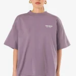 Ella Oversized Tee Washed Dusty Grape