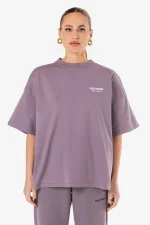 Ella Oversized Tee Washed Dusty Grape
