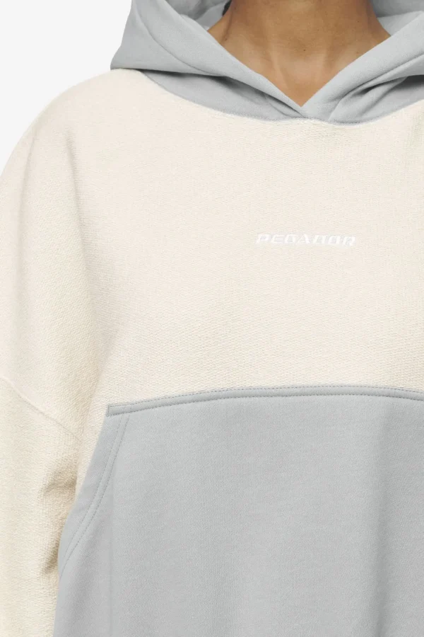 Estela Inside-Out Oversized Hoodie Coast Sand Sky Grey-2