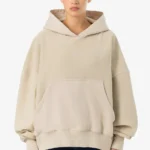 Estela Inside-Out Oversized Hoodie Light Beige