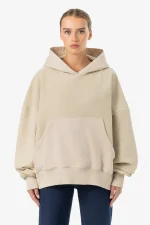 Estela Inside-Out Oversized Hoodie Light Beige