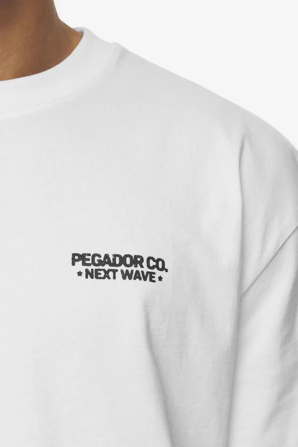 Fallon Oversized Tee White-2