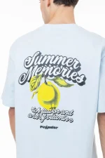 Farren Oversized Tee Washed Baby Blue-3