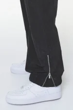 Firb Wide Track Pants Onyx Black-3