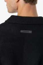 Grand Fleece Collar Longsleeve Black-3