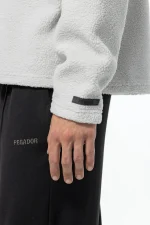 Grand Fleece Collar Longsleeve Clear Grey-2