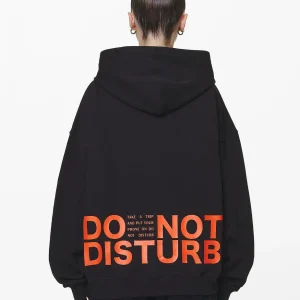 Groven Oversized Hoodie Black-1