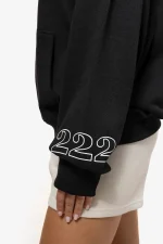 Habo Oversized Hoodie Black-2