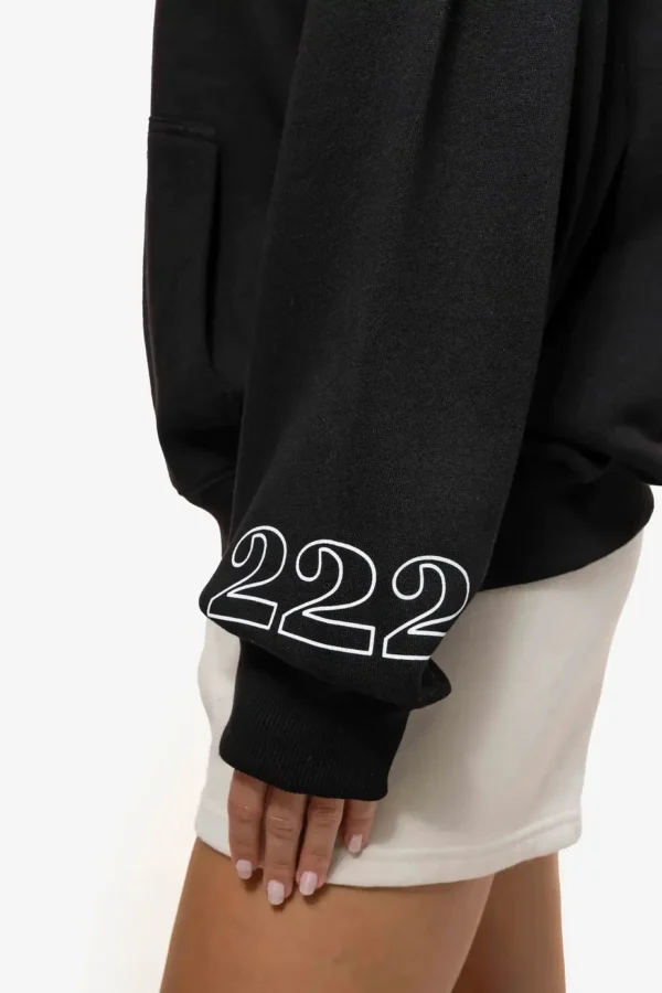 Habo Oversized Hoodie Black-2