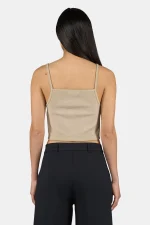 Haile String Top Washed Light Beige-1