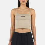 Haile String Top Washed Light Beige