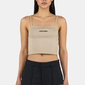 Haile String Top Washed Light Beige