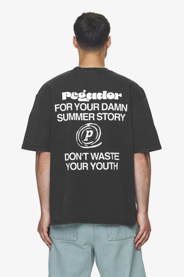 Harlan Oversized Tee Vintage Black-1