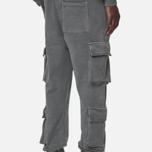 Harvey Terry Cargo Sweat Pants Vintage Grey-1
