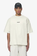 Hussey Boxy Tee Washed Salty Cream