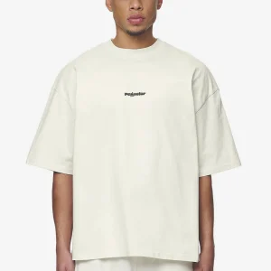 Hussey Boxy Tee Washed Salty Cream