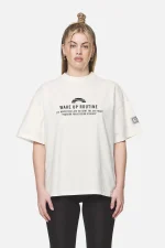 Idalia Heavy Oversized Tee Washed Coconut Milk