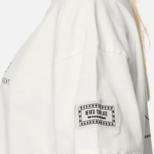 Idalia Heavy Oversized Tee Washed Coconut Milk-3