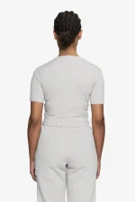 Ines Cropped Baby Tee Washed Sky Grey White Gum-1