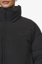 Jara Oversized Boxy Puffer Jacket Black-3