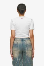 Jayde Baby Tee White Red-1