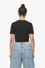 Jenna Cropped Baby Tee Black-1