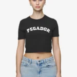 Jenna Cropped Baby Tee Black