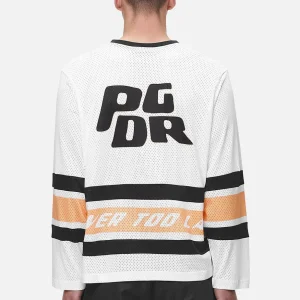 Johnsen Mesh Longsleeve White Apricot-1