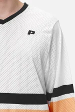 Johnsen Mesh Longsleeve White Apricot-3