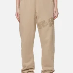 Julago High Waisted Sweat Pants Washed Safari Sand