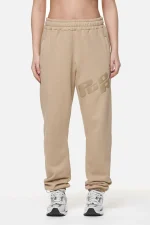 Julago High Waisted Sweat Pants Washed Safari Sand