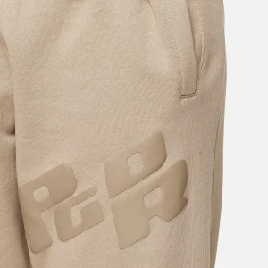 Julago High Waisted Sweat Pants Washed Safari Sand-2