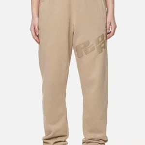 Julago High Waisted Sweat Pants Washed Safari Sand