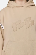 Julago Oversized Hoodie Washed Safari Sand-2