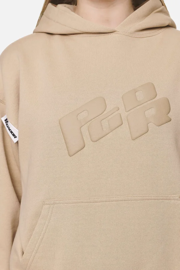 Julago Oversized Hoodie Washed Safari Sand-2