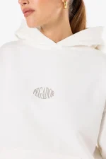 Kimi Oversized Hoodie Washed Warm White-2