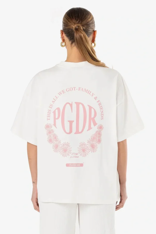 Kimi Oversized Tee Washed Warm White-1