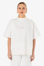 Kimi Oversized Tee Washed Warm White