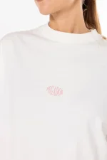 Kimi Oversized Tee Washed Warm White-2