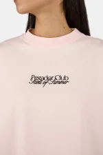 Kimmia Heavy Oversized Tee Washed Dusty Rose-2